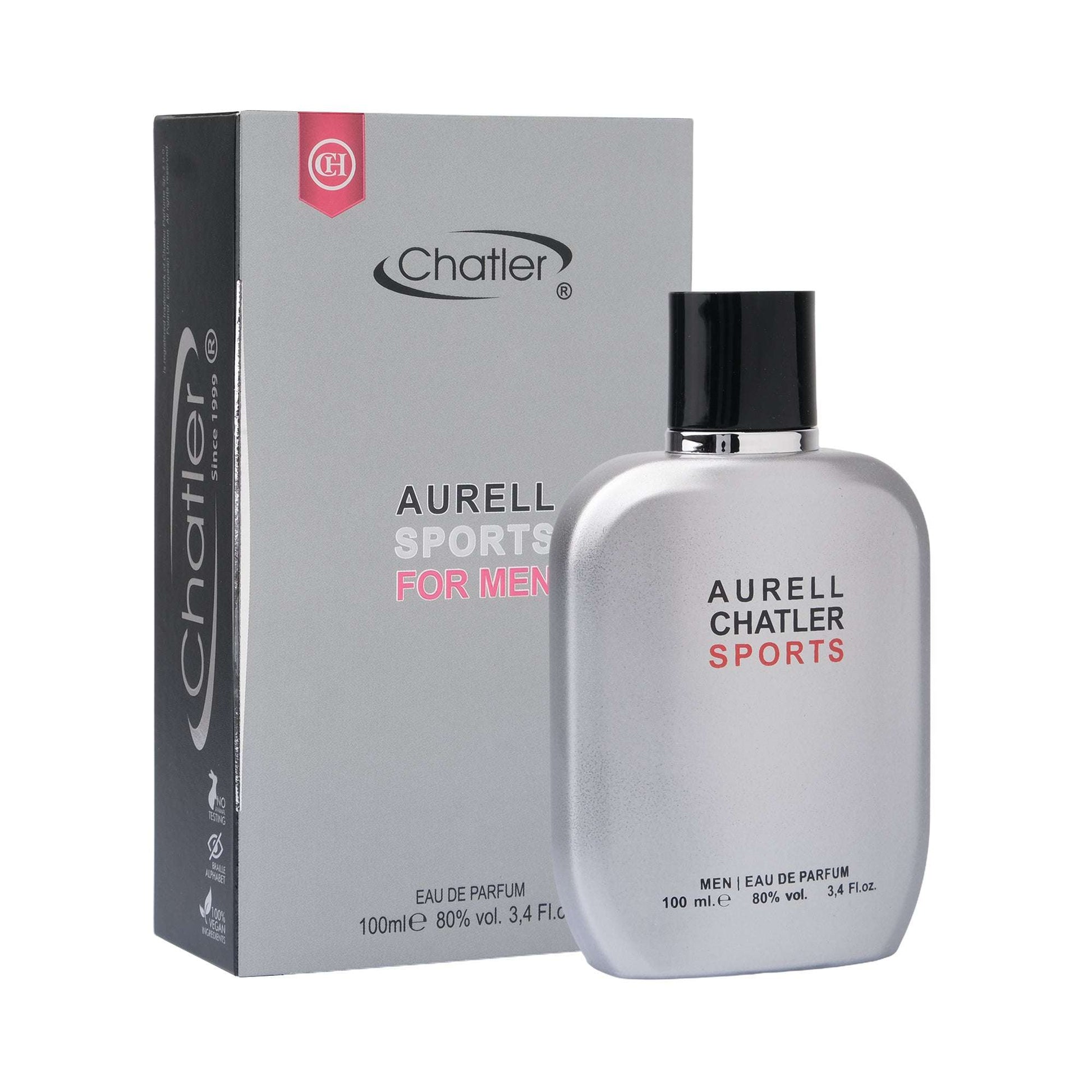 Aurell Sports Men 100 ml – Inspirat din Chanel Allure Homme Sport