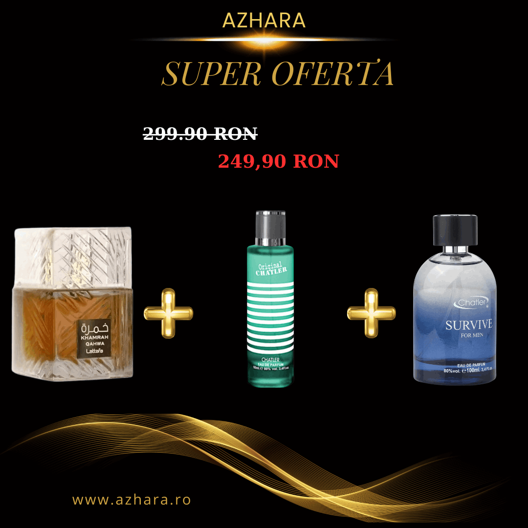 Khamrah Qahwa + Original Men + Survive For Men