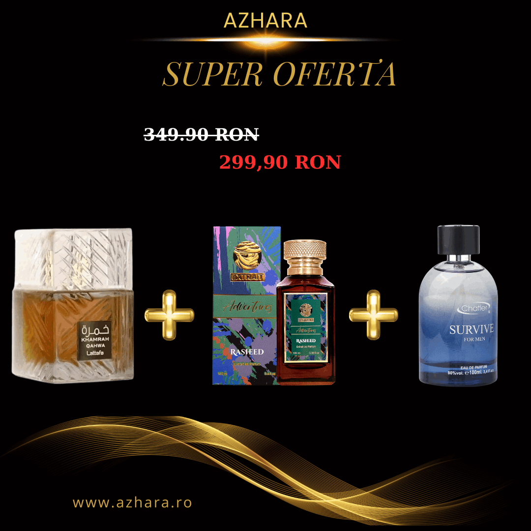 Khamrah Qahwa + Rasheed Adventures + Survive For Men